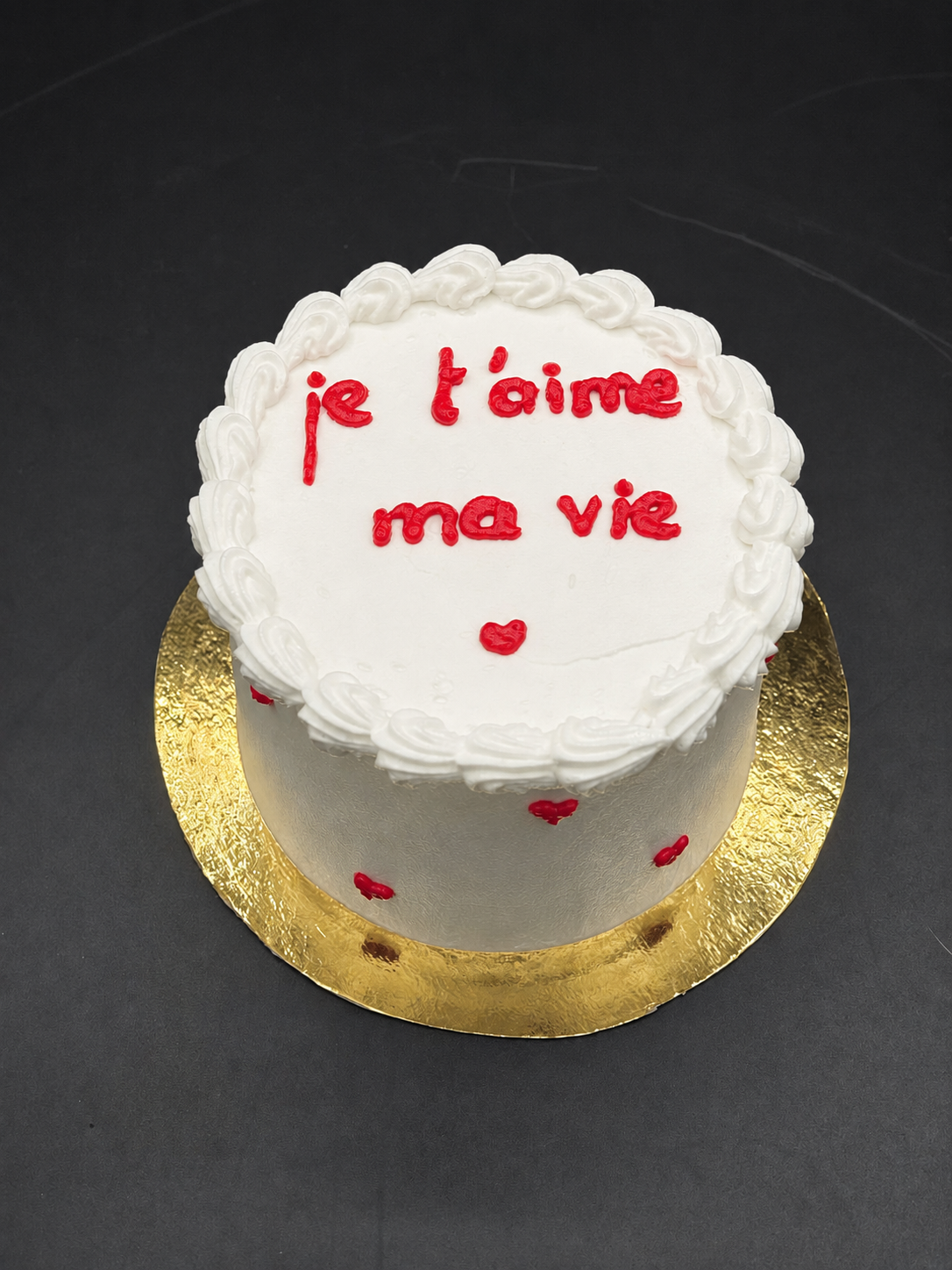 Bento cake avec texte