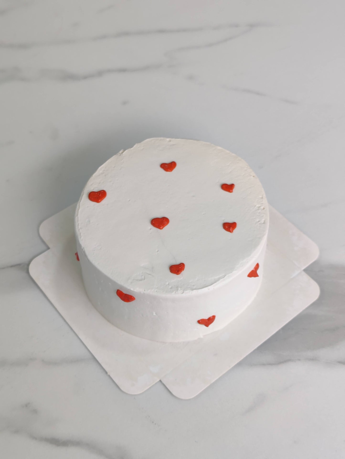 Bento cake avec petits coeurs