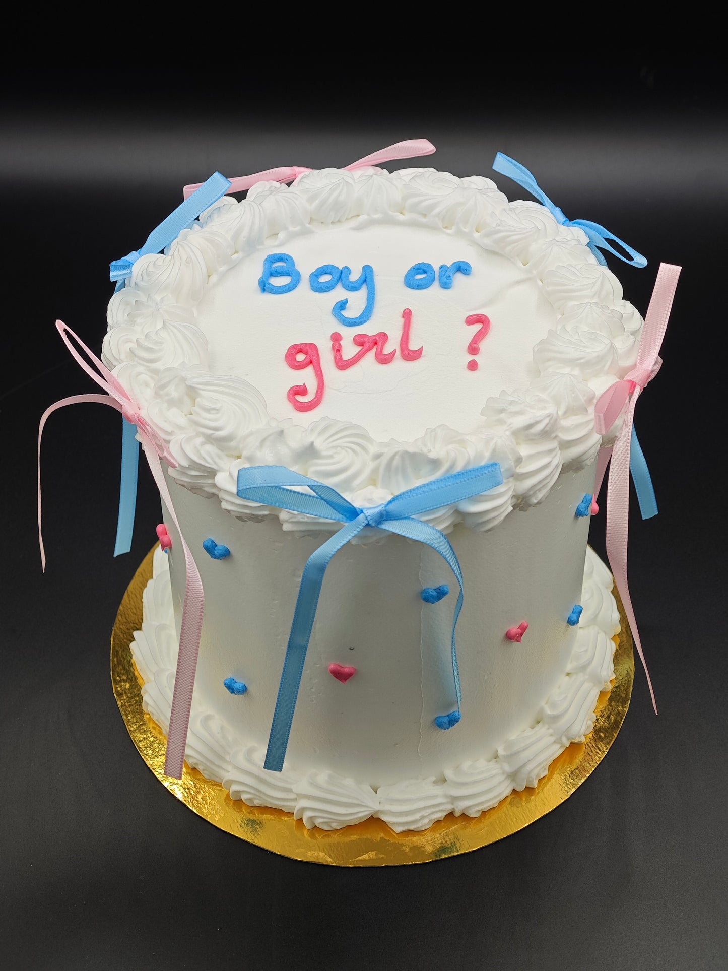 Gâteau de gender reveal party