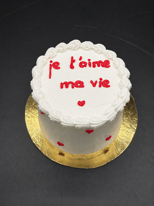 Bento cake avec texte